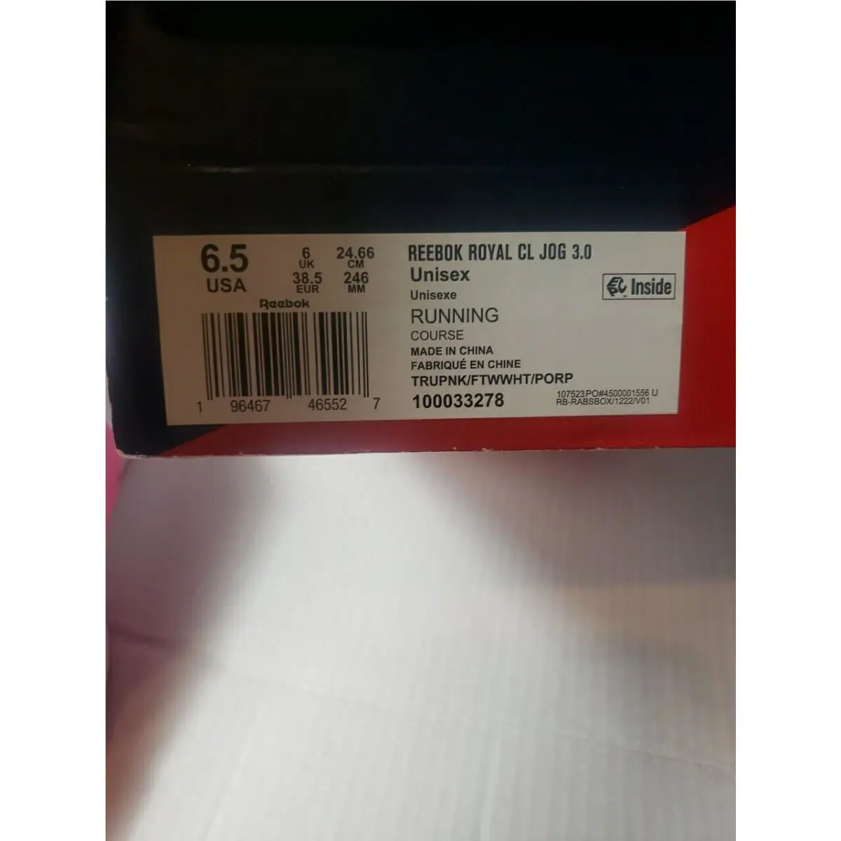 Reebok shoes - Reebok Royal Classic Jogger 3.0 - Pink And white 0