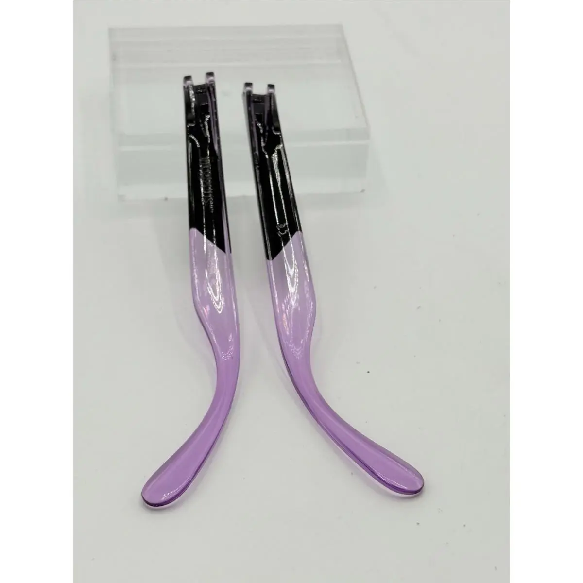 Oakley Frogskins Sunglasses Replacement Set OF Temple Arms Purple Black 50/50