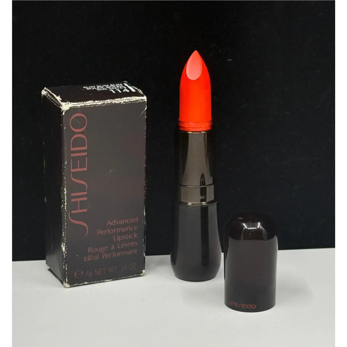 Shiseido Lipstick 114 Sun Sun Sun Lipstick 0.14 oz Boxed Check Description