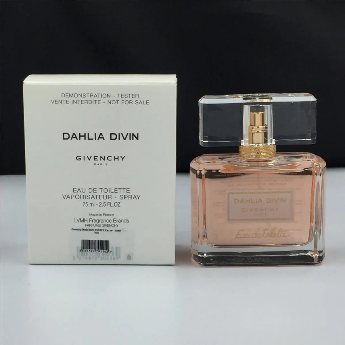 Tester Women Givenchy Dahlia Divin Eau DE Toilette 75 ML 2.5 OZ /