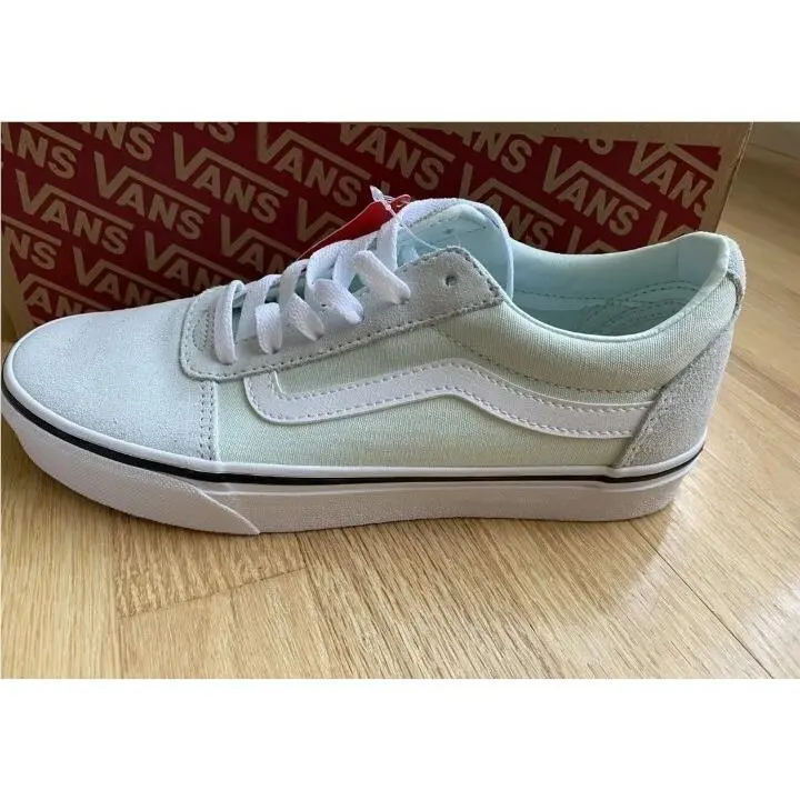 Vans Ward Suede/canvas Mint/light Green Sneakers Shoes - Womens Size 9.5