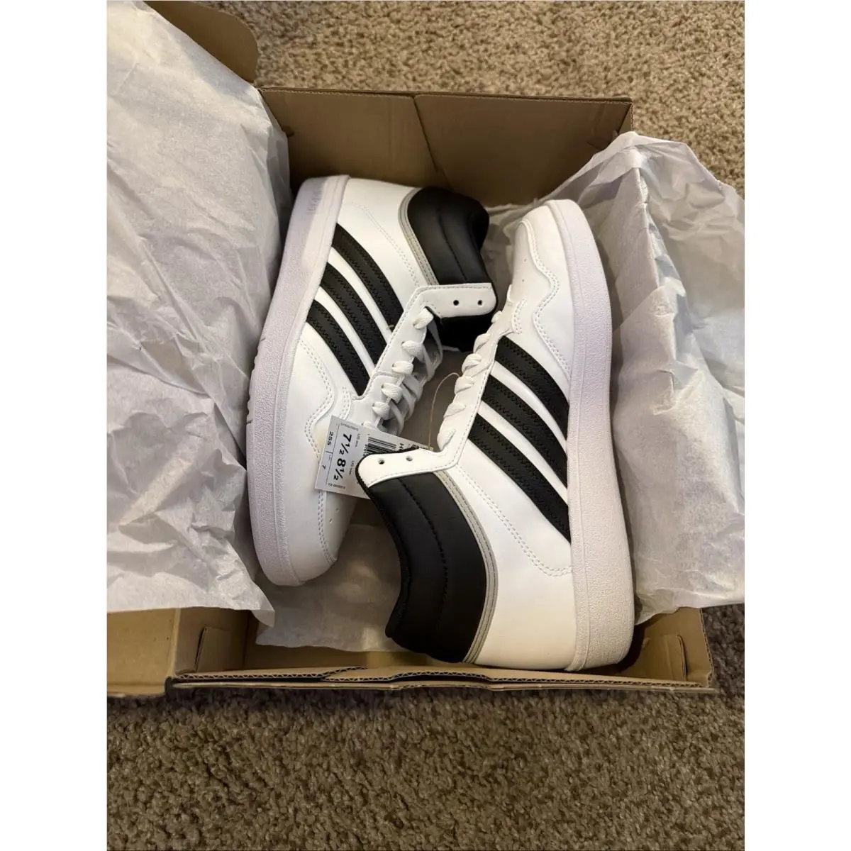 Adidas shoes - adidas Hoops - Hoops - JQ9993 - White (UPC: 0197614937416) 1
