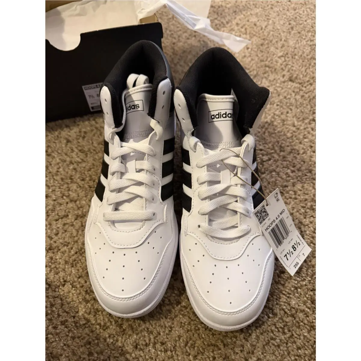 Adidas shoes - adidas Hoops - Hoops - JQ9993 - White (UPC: 0197614937416) 3