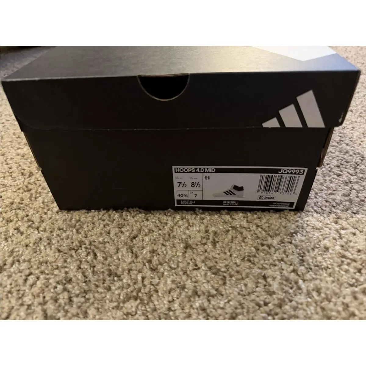 Adidas shoes - adidas Hoops - Hoops - JQ9993 - White (UPC: 0197614937416) 6