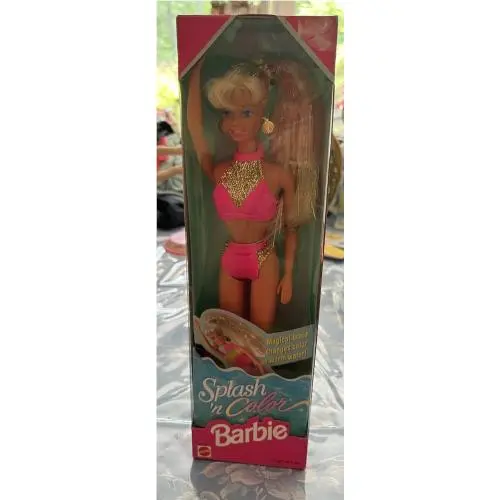 Splash `n Color Barbie Doll Mattel Vintage `90`s 1996 Hair Changes Color