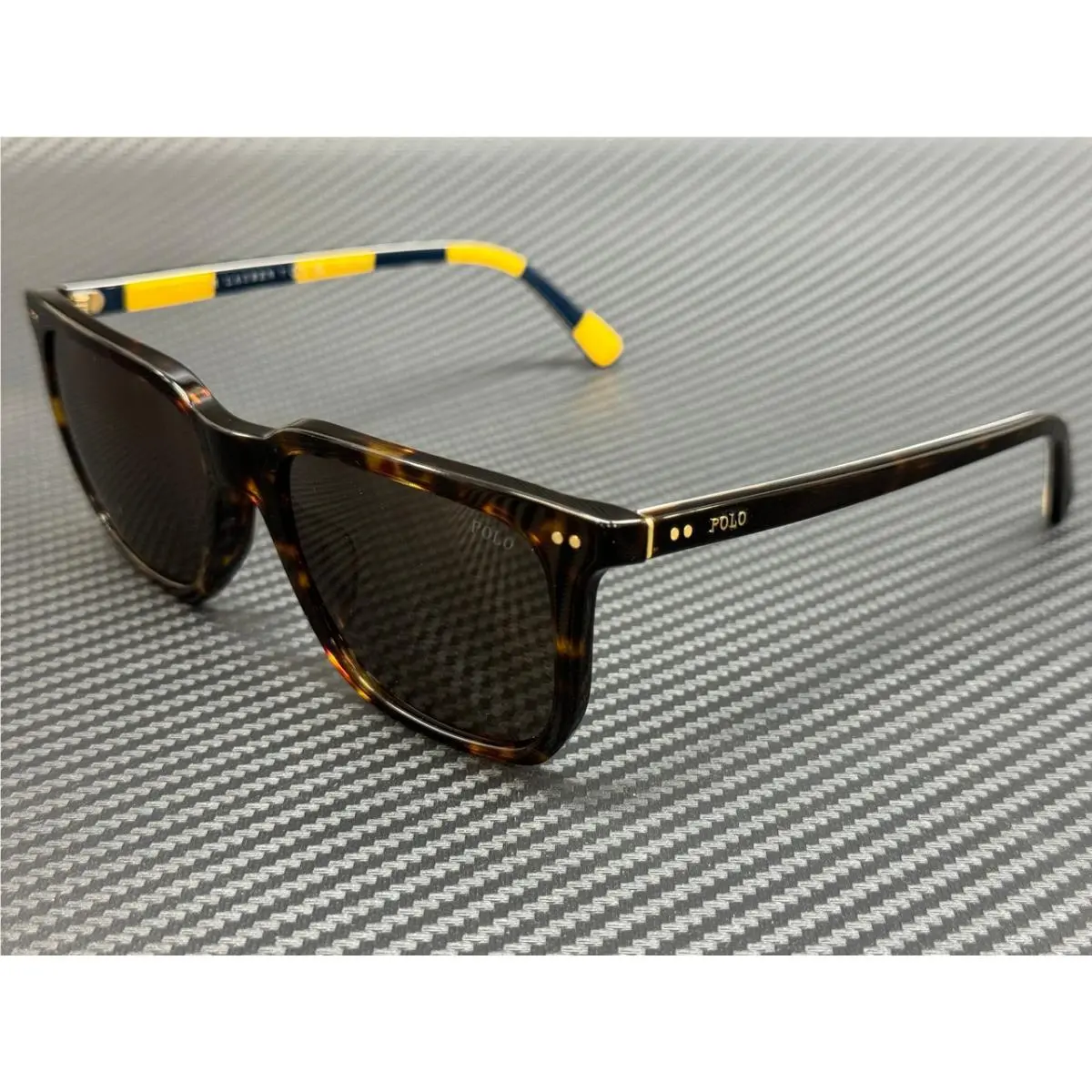Polo Ralph Lauren PH4224U 500373 Dark Havana Brown Men`s 55 mm Sunglasses