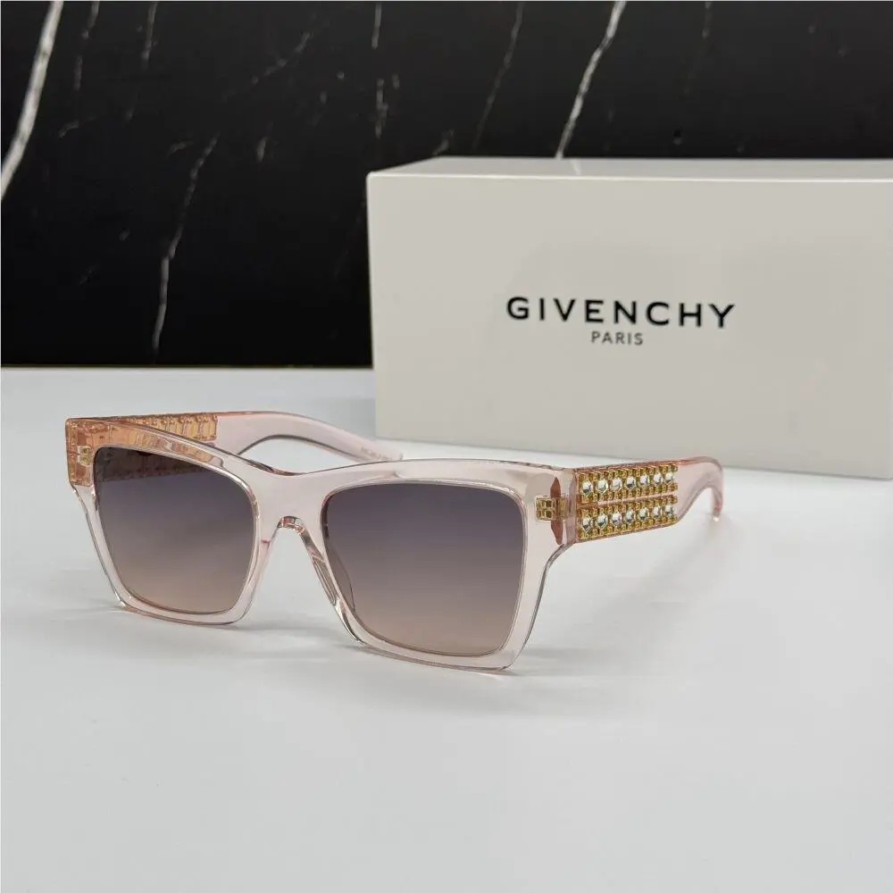 GV40076I 72B Givenchy Women Sunglasses Transparent Pink Eyewear Givenchy