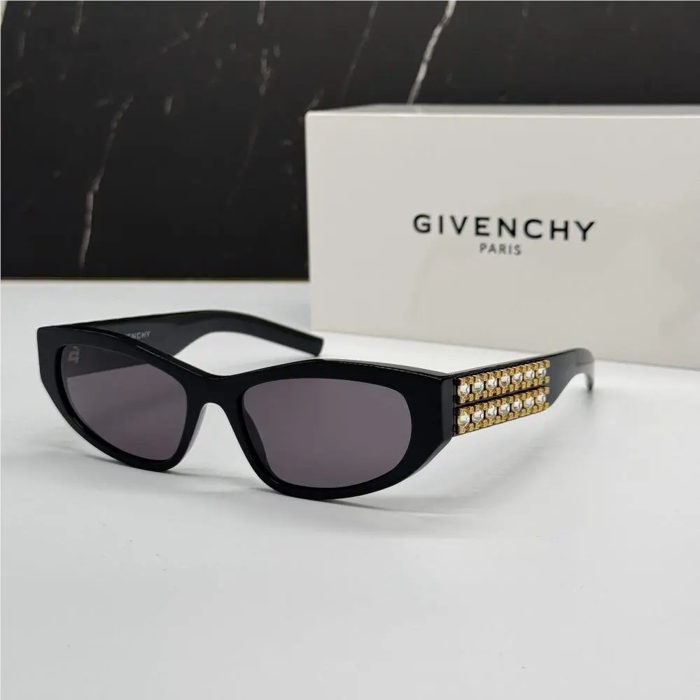 GV40078I 01A Givenchy Women Sunglasses Black Cat Eye Eyewear Givenchy
