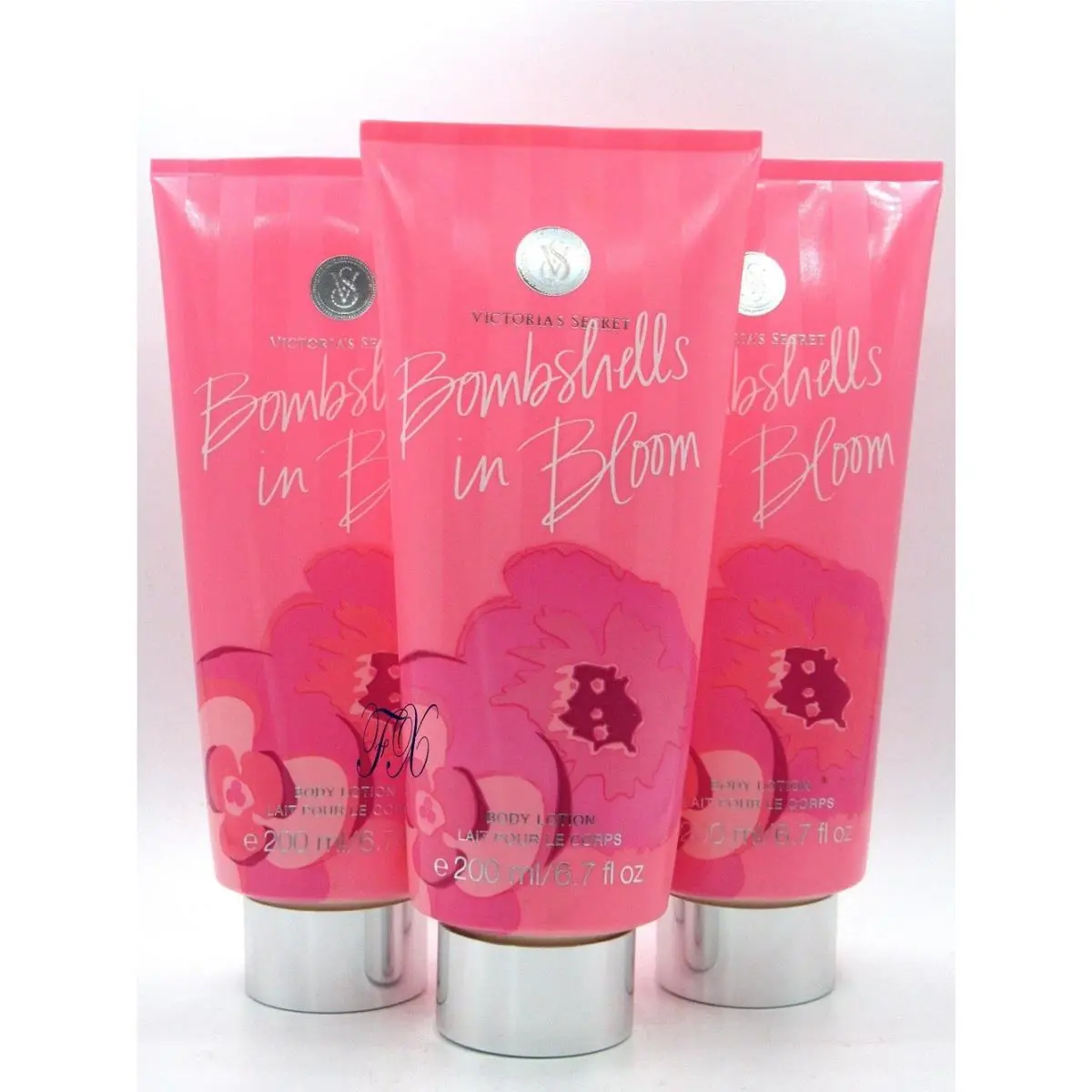 Victoria`s Secret Bombshells IN Bloom Body Lotion 6.7 FL OZ Lot OF 3 Pcs
