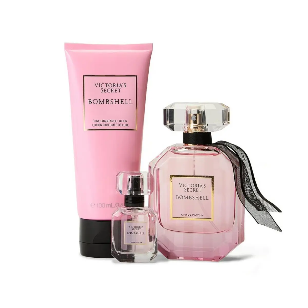 Victoria`s Secret Bombshell Trio Gift Set Edp Lotion