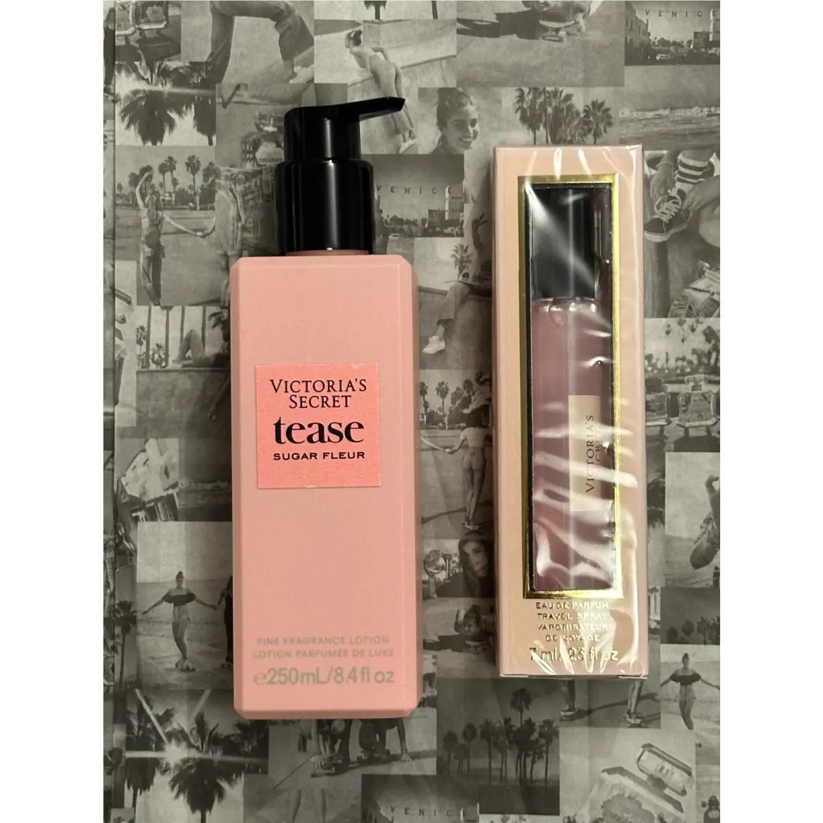 Victoria`s Secret Tease Sugar Fleur Body Lotion 8.4 Fl.oz Travel Mist