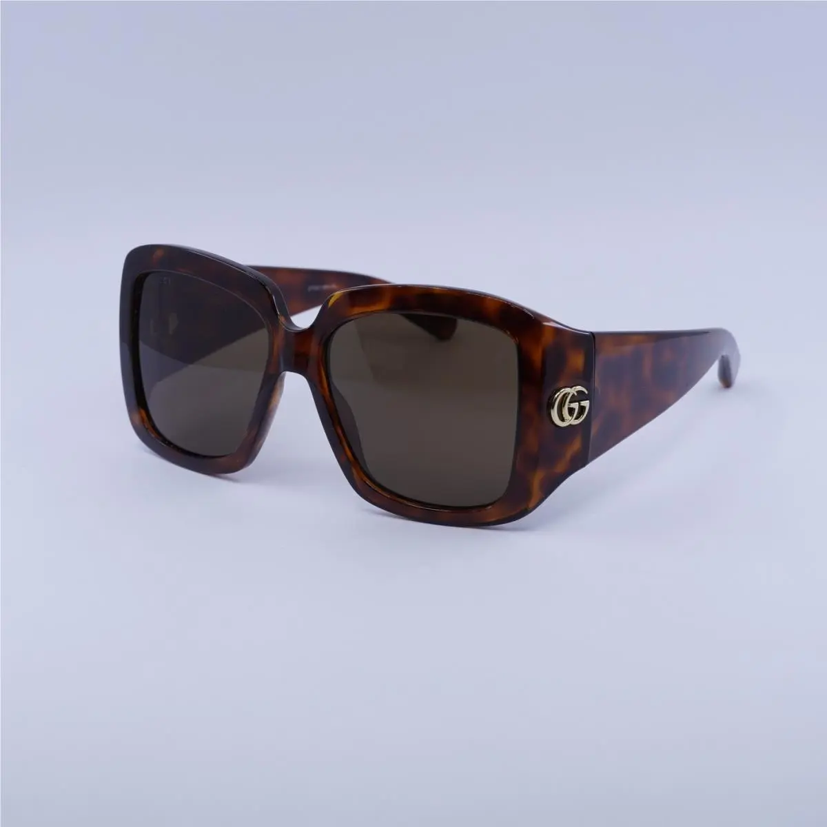 GG1402S 002 Blonde Havana/dark Brown 55-16-130 Sunglasses by Gucci