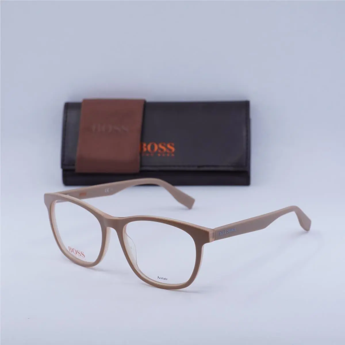 Hugo Boss Orange BO 0318 C9N Light Brown 52mm Eyeglasses