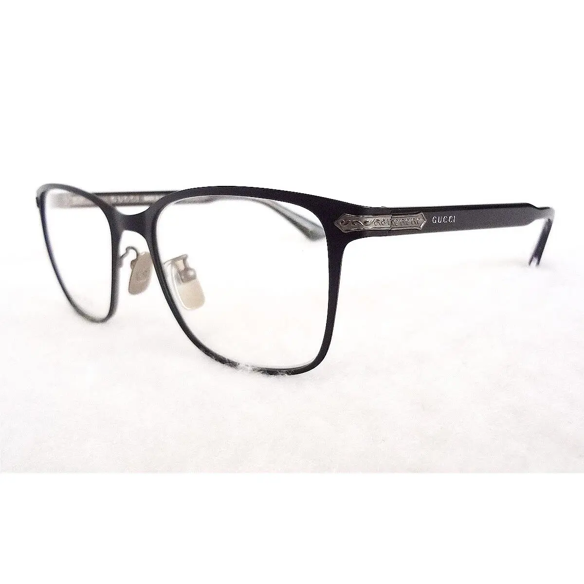 Gucci Men`s Optical Frame GG0070O 001 Black Titanium 54-19-140 Japan