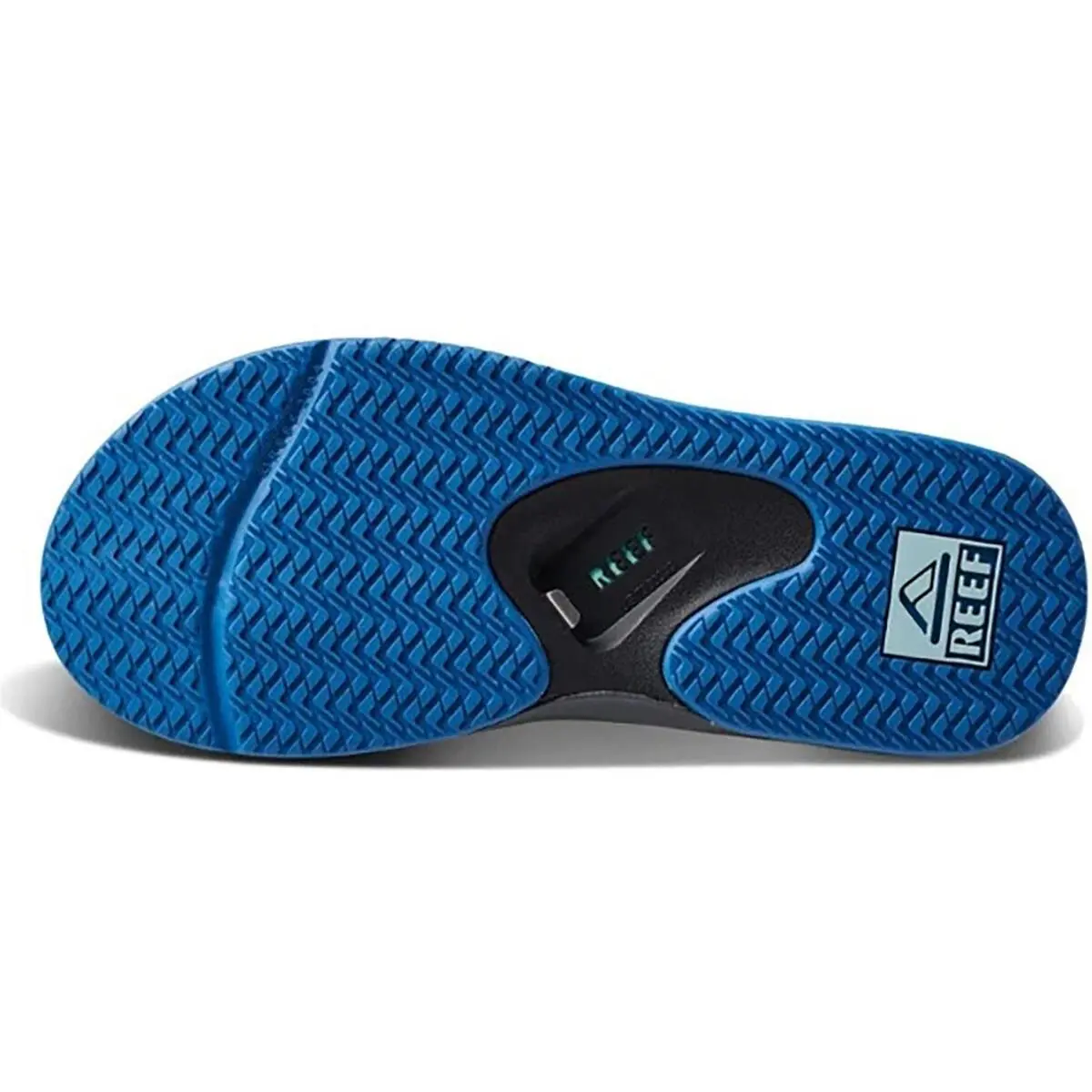 Reef shoes - Reef Fanning - Fanning - Gray, Full way: Gunmetal Gray/Ocean Blue/Black 8