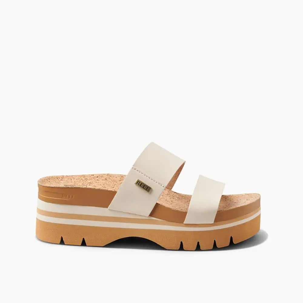Women`s Cushion Vista Higher Sandals - Vintage Tan - 7.0 by Reef