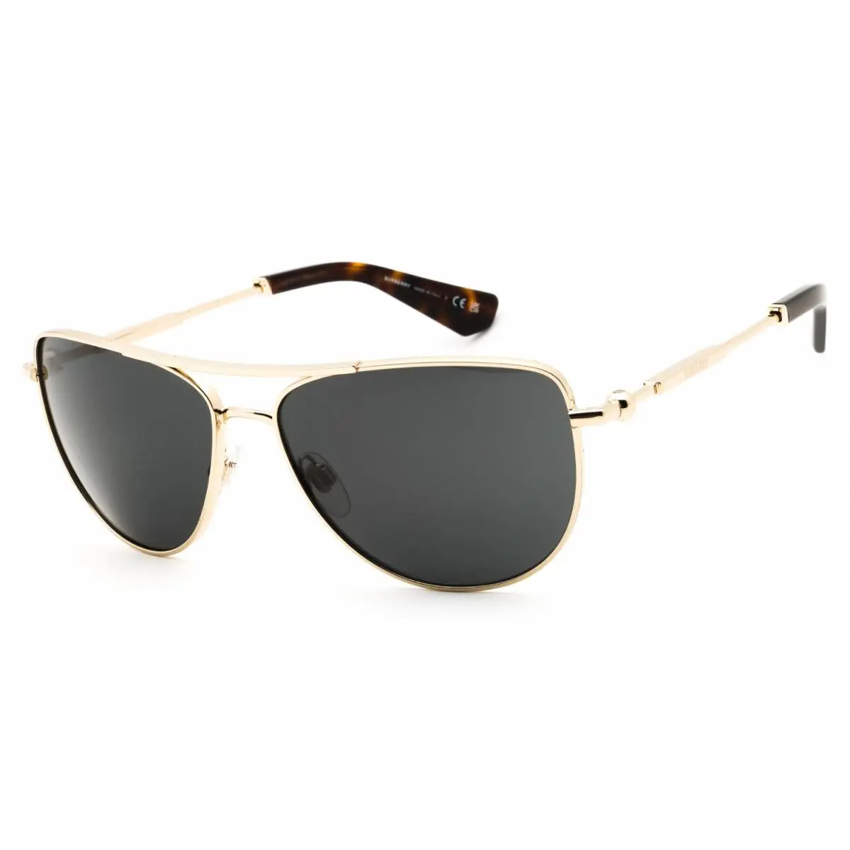 Burberry BE3149 131687 Sunglasses Women`s Dark Grey/dark Grey Lenses 60mm