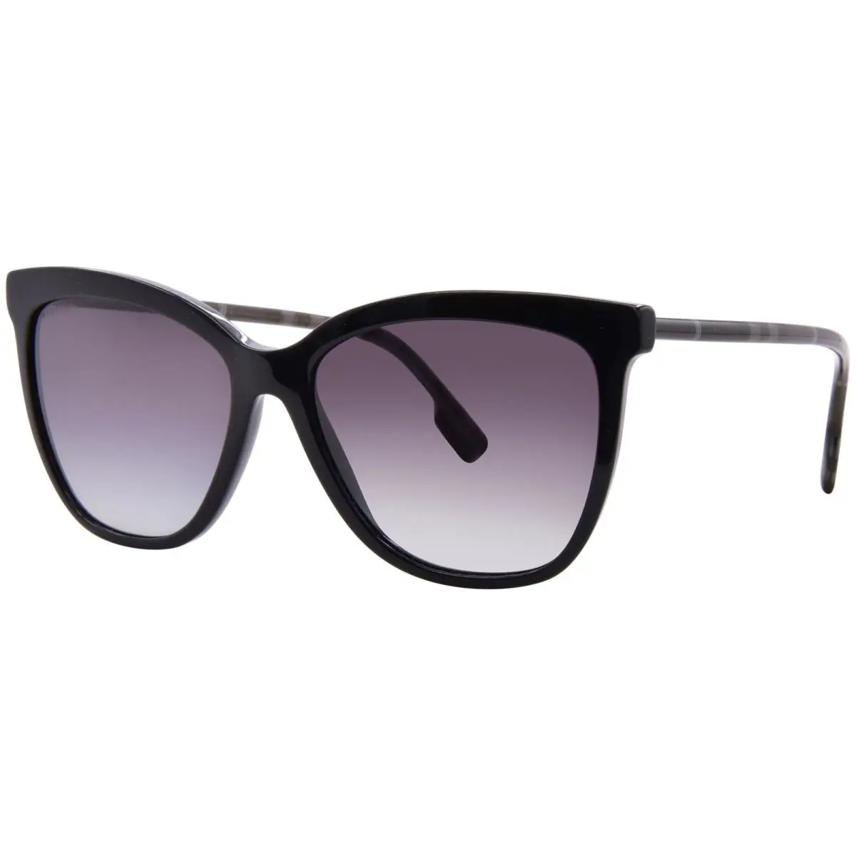 Burberry Clare BE4308 385387 Sunglasses Women`s Black/grey Square Shape 56mm