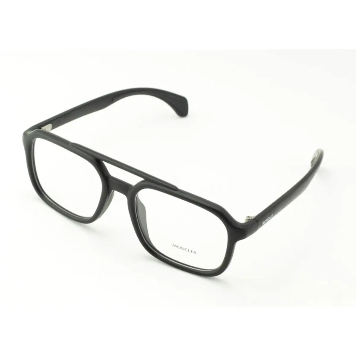 Moncler Aviator Eyeglasses ME 3002 5006 54-19 145 Matte Satin Black Frames