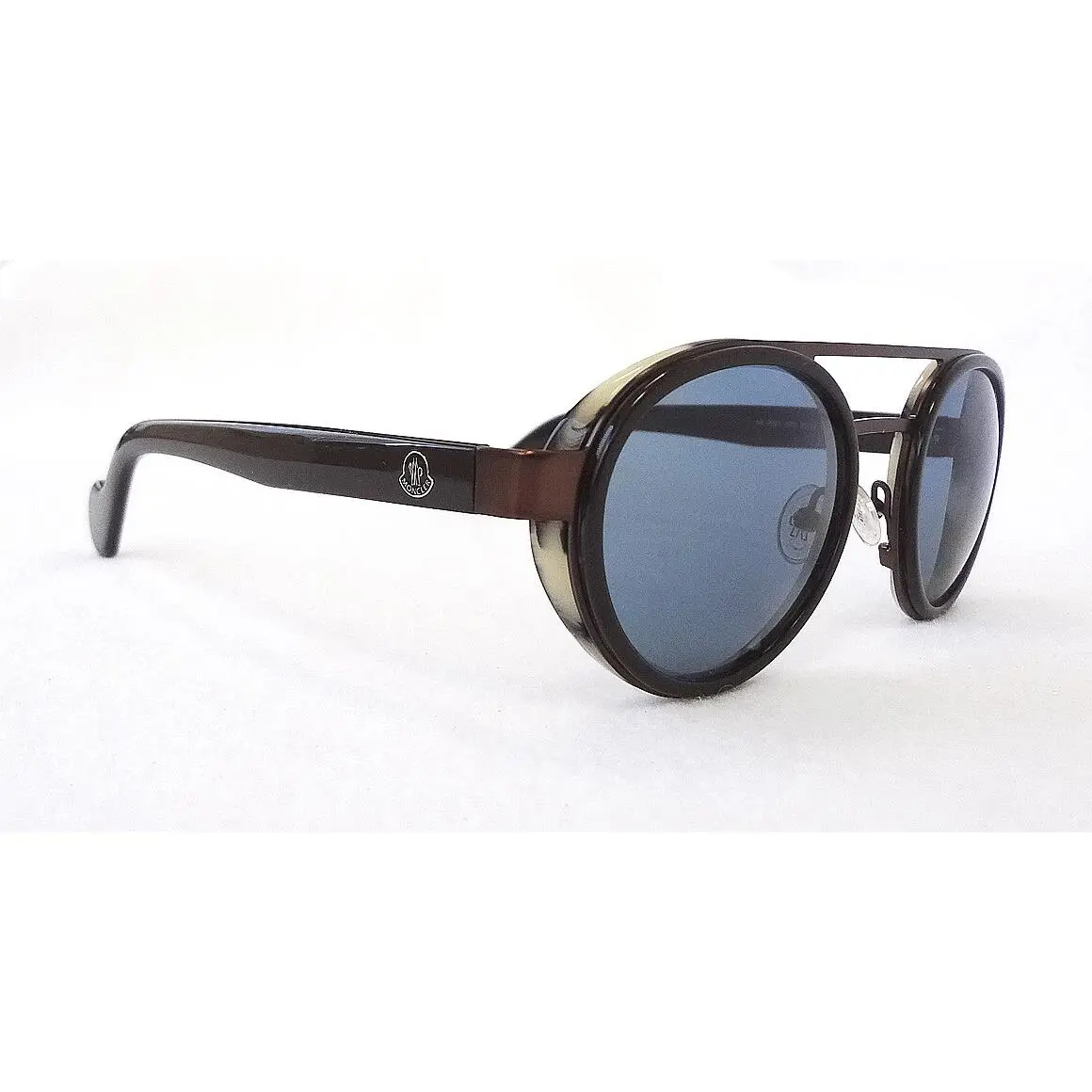 Moncler Sunglasses ML0021 5020V Brown 50-22-145 Oval Made IN Italy