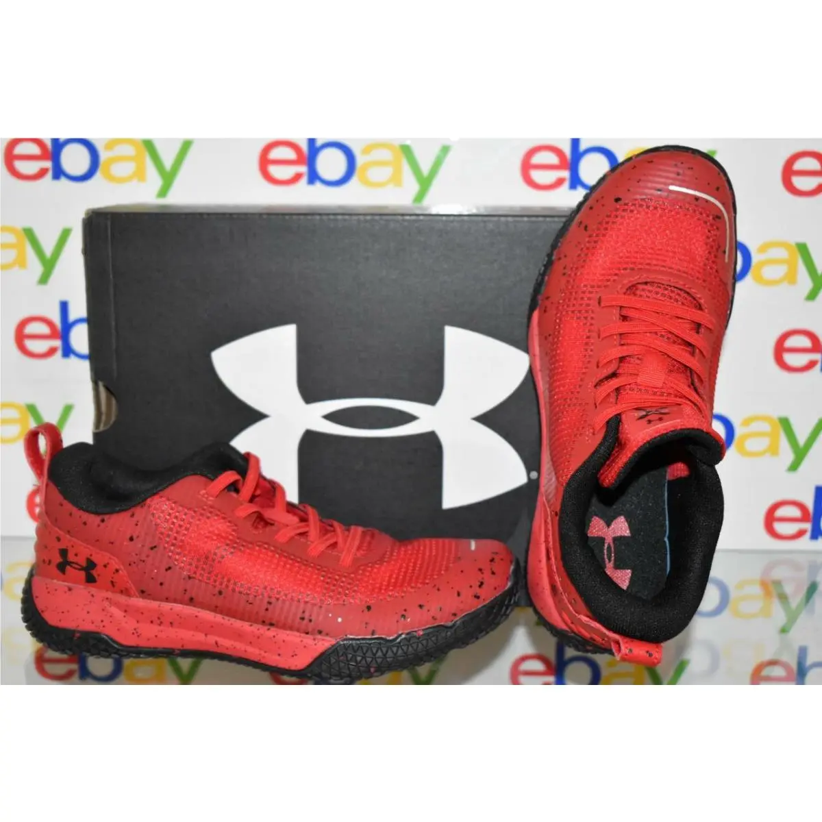 Under Armour shoes - Under Armour X Level Mainshock SP - 3022523 600 - Red, Manufacturer: Red/Red/Black 3