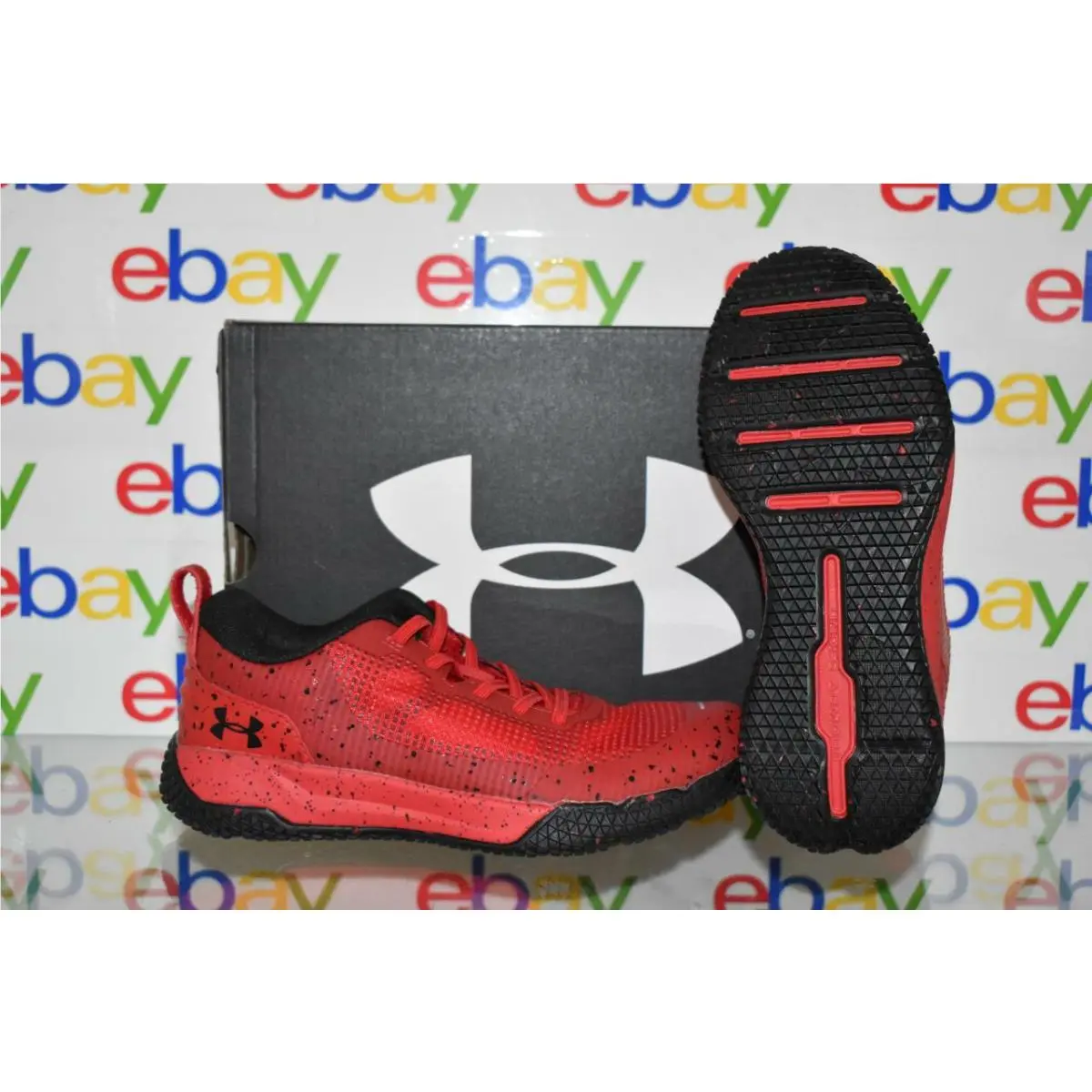 Under Armour shoes - Under Armour X Level Mainshock SP - 3022523 600 - Red, Manufacturer: Red/Red/Black 2