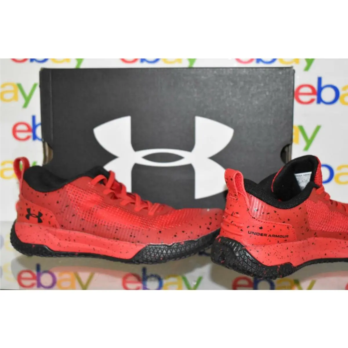 Under Armour shoes - Under Armour X Level Mainshock SP - 3022523 600 - Red, Manufacturer: Red/Red/Black 4