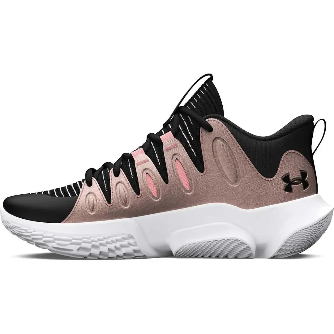 Under Armour Women UA Flow Breakthru 4 Basketball Shoes-black/rose Gold-Size-9 - Black