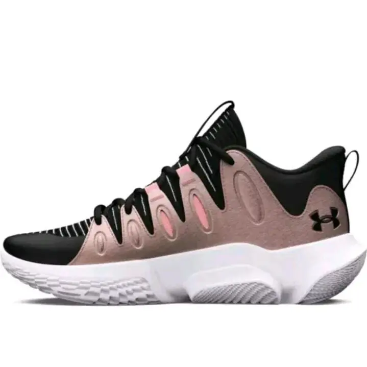 Under Armour Women UA Flow Breakthru 4 Basketball Shoes-black/rose Gold-Size-9 - Black