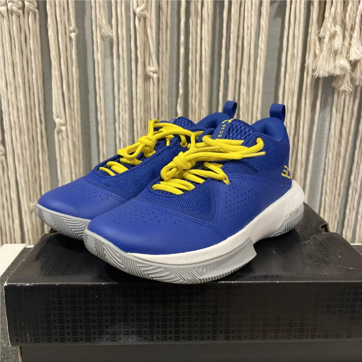 Under Armour shoes - Under Armour Curry 3ZERO - Curry - Royal Blue/White (UPC: 194512741381) 0