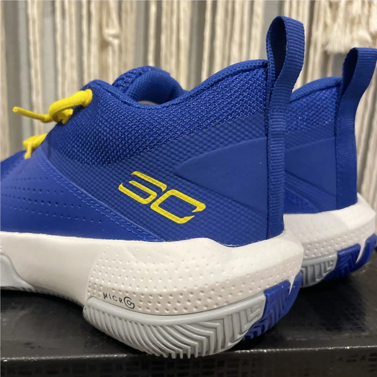 Under Armour shoes - Under Armour Curry 3ZERO - Curry - Royal Blue/White (UPC: 194512741381) 2