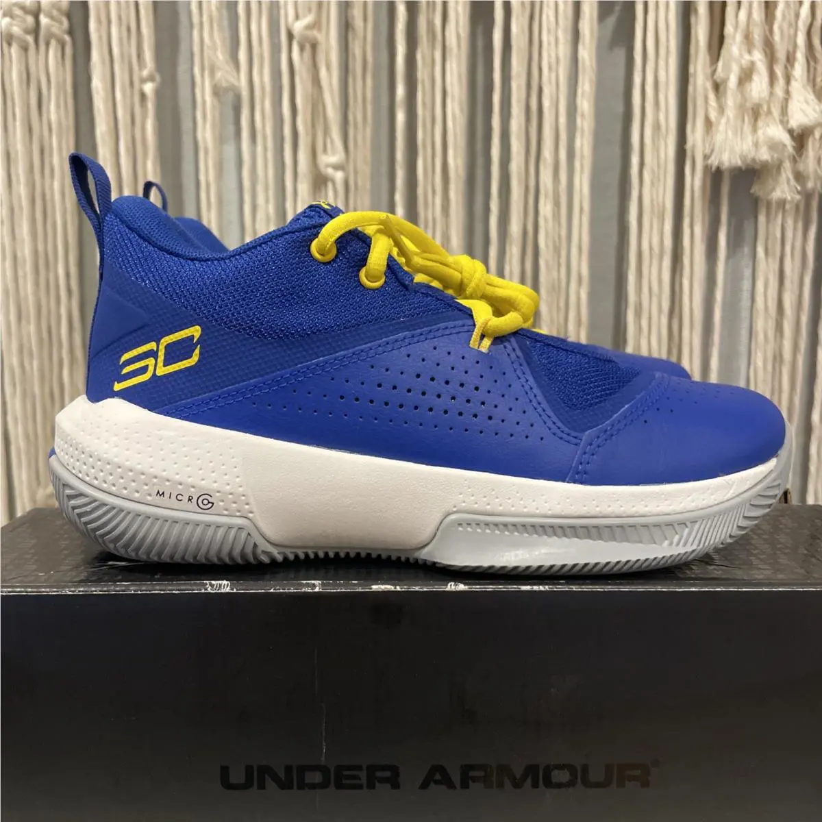 Under Armour shoes - Under Armour Curry 3ZERO - Curry - Royal Blue/White (UPC: 194512741381) 3