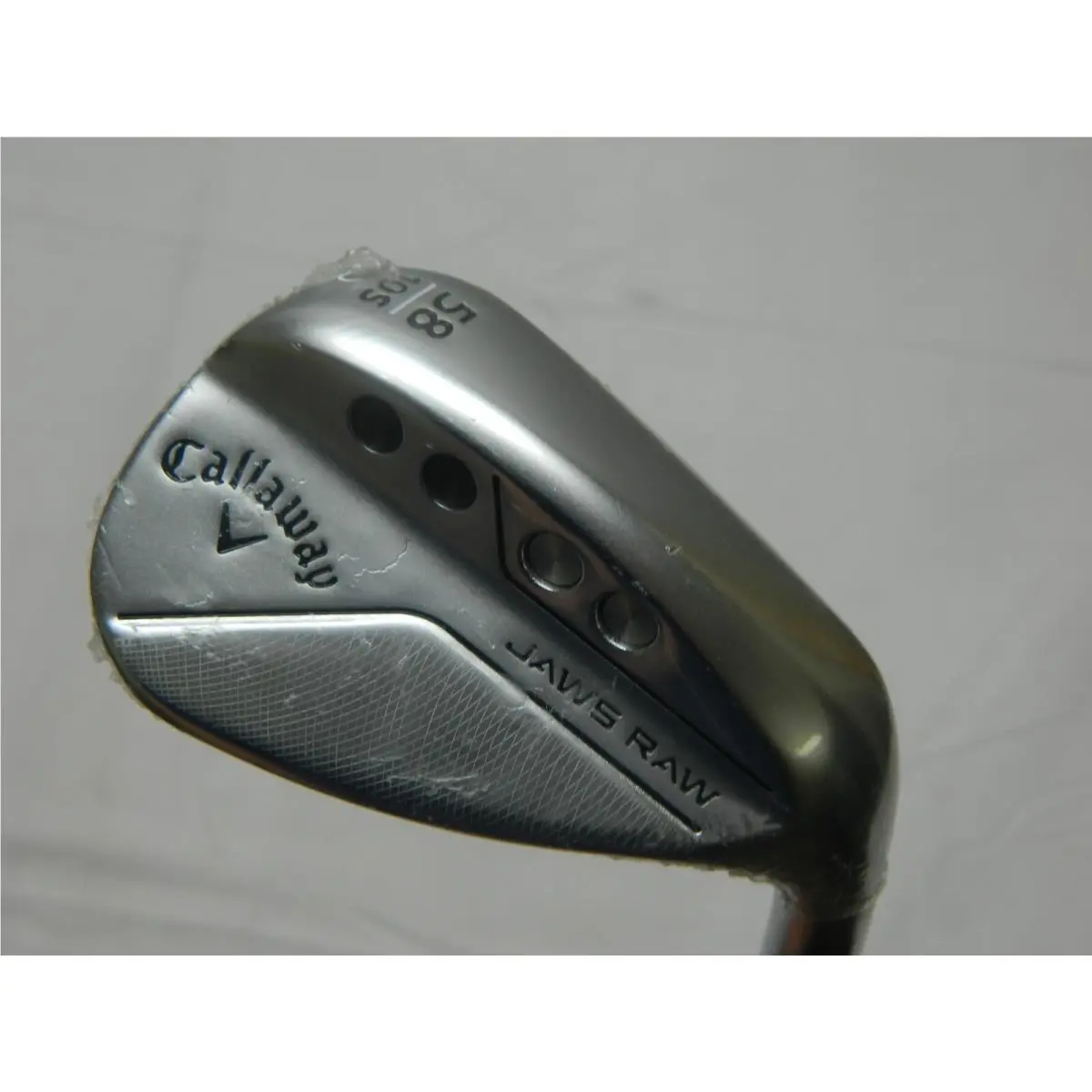 RH Callaway Jaws Raw Chrome 58 58.10S Lob Wedge LW DG Spinner Steel