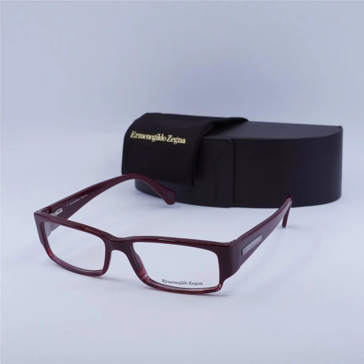 Ermenegildo Zegna VZ3535 09M8 Burgundy 53mm Eyeglasses