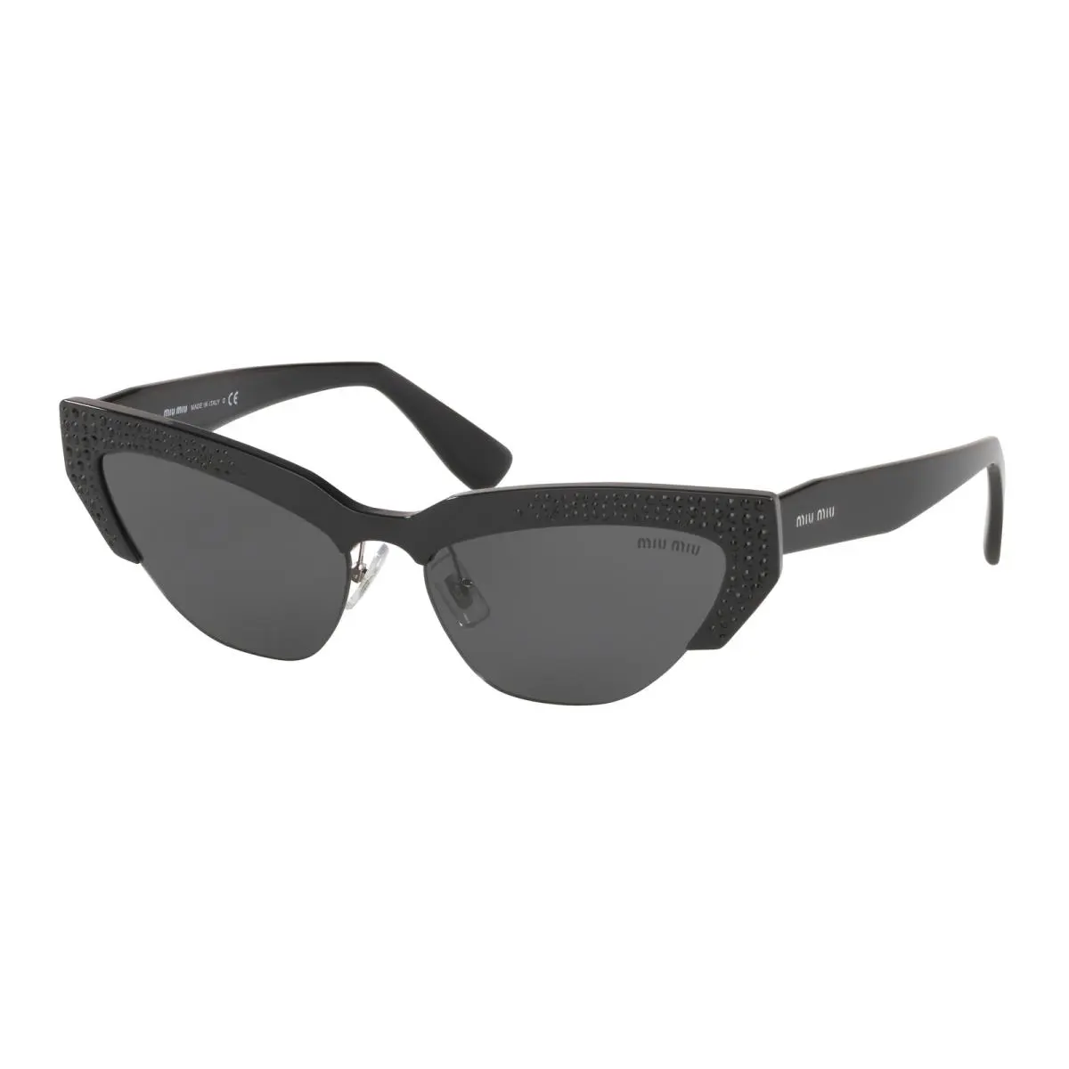 Miu Miu 04US Special Project Sunglasses VW31A1 Black