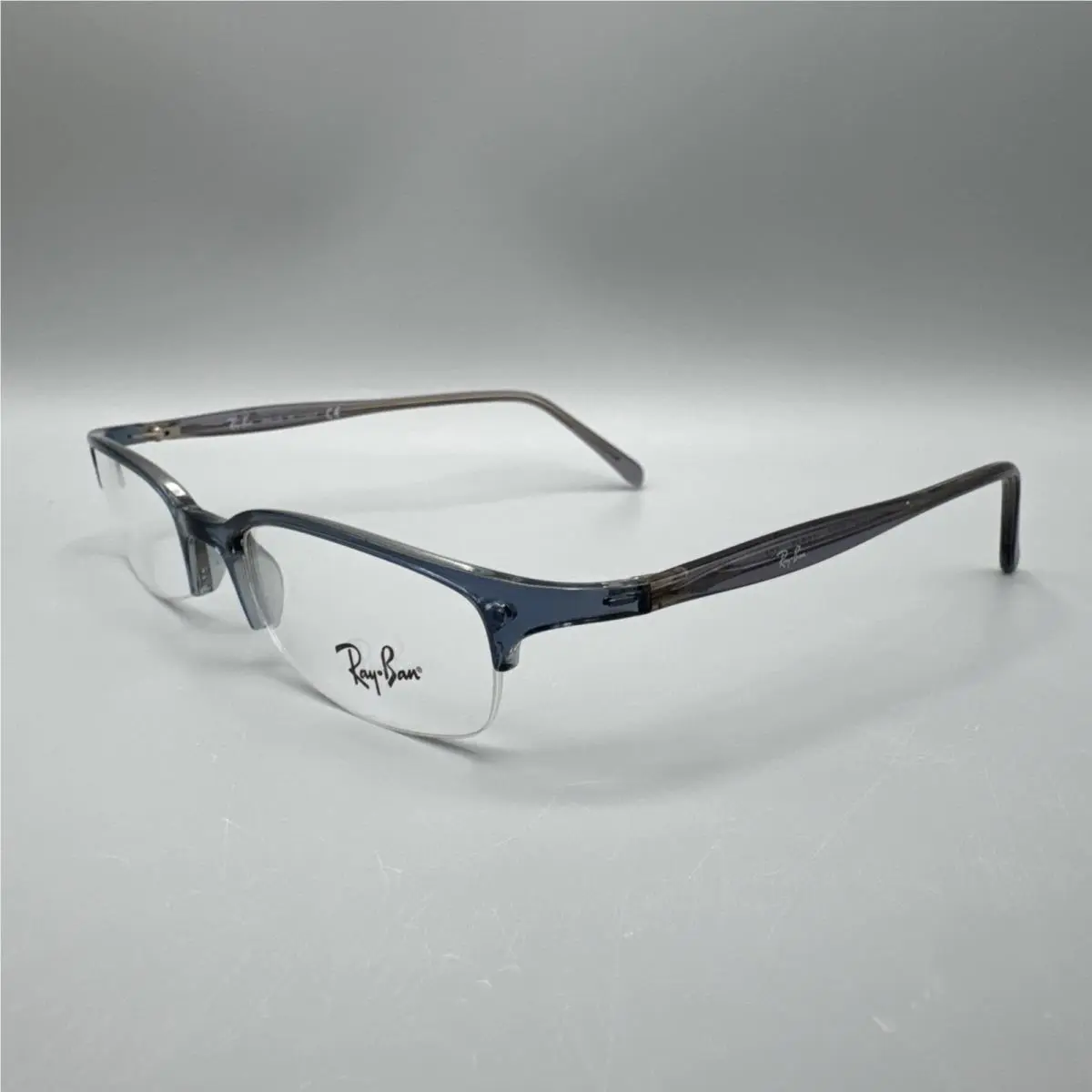 Rayban RB7005 2061 Blue Half Rim Glasses 48-19-135
