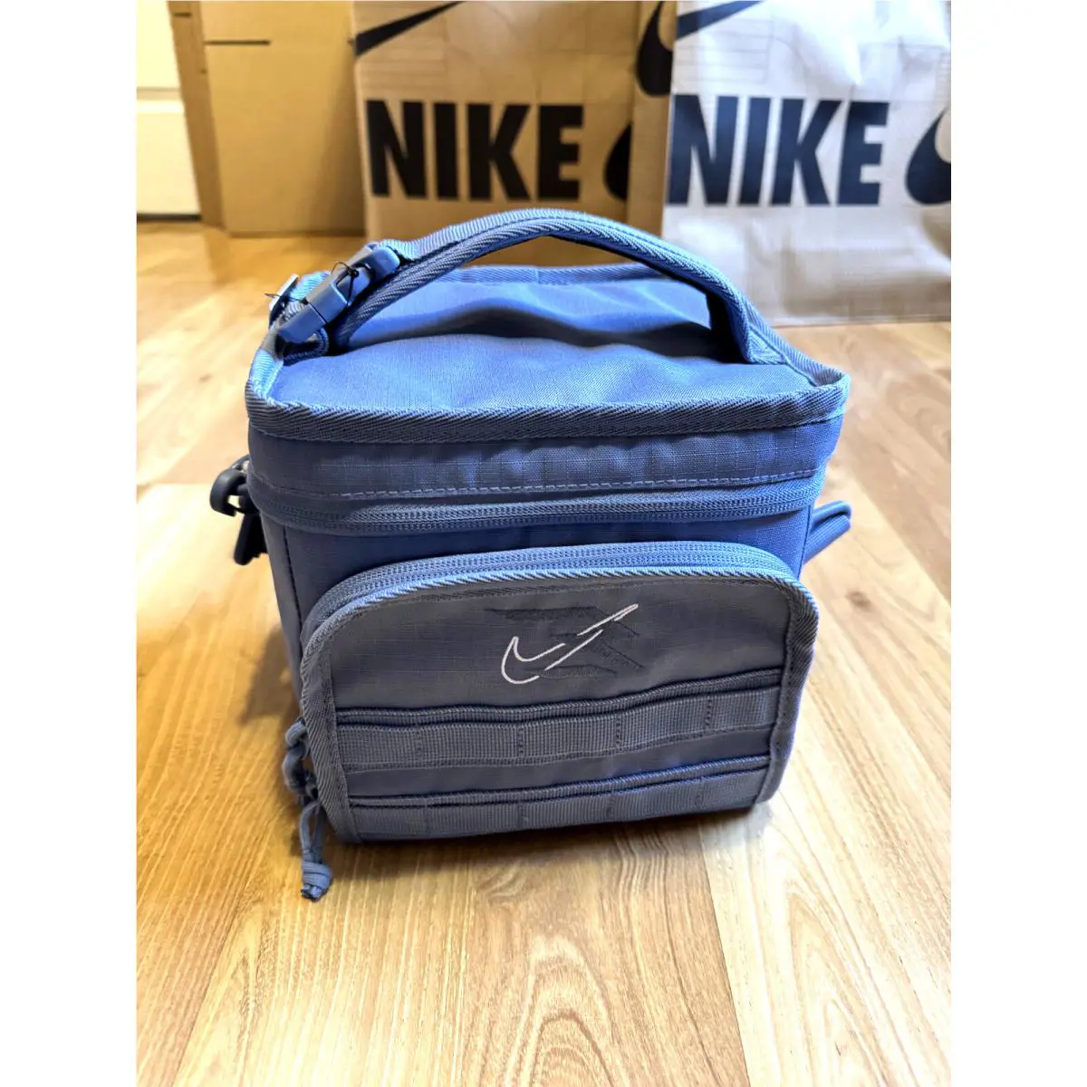 Nike Sportswear Plus x RW Insulated Lunch Tote Ashen Slate White 9AT062 12E