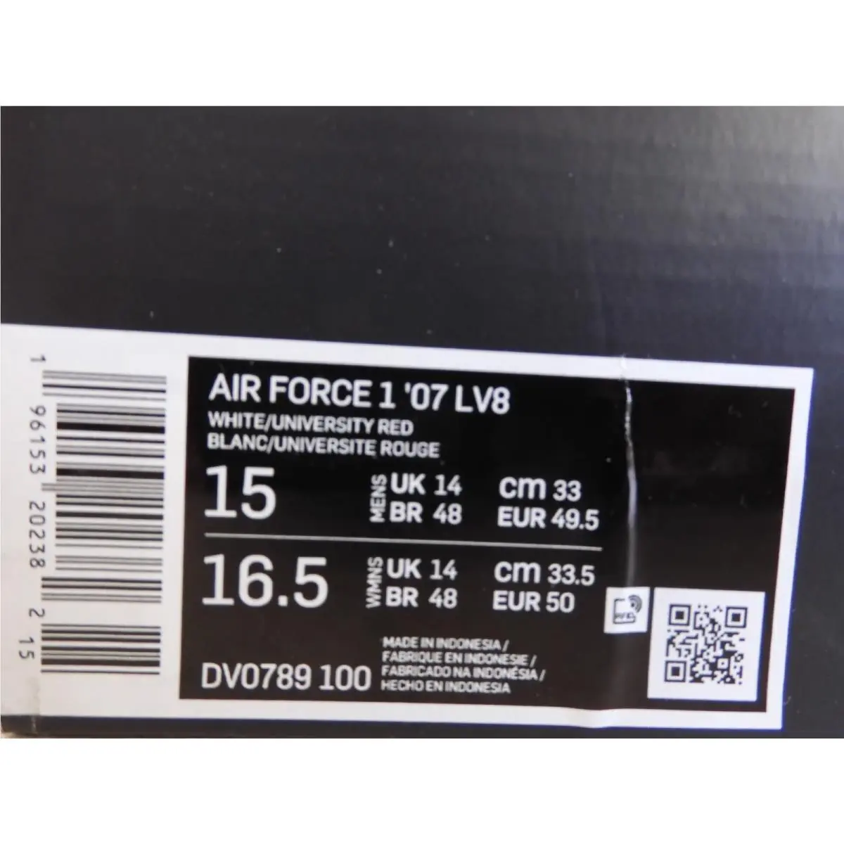Nike shoes - Nike Air Force 1 `07 LV8 - DV0789-100 - White (UPC: 196153202382) 3