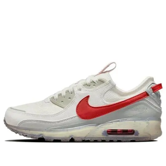 Nike Air Max 90 Terrascape Summit White Red Clay 2022 DQ3987-100 Size 13 Men`s - White