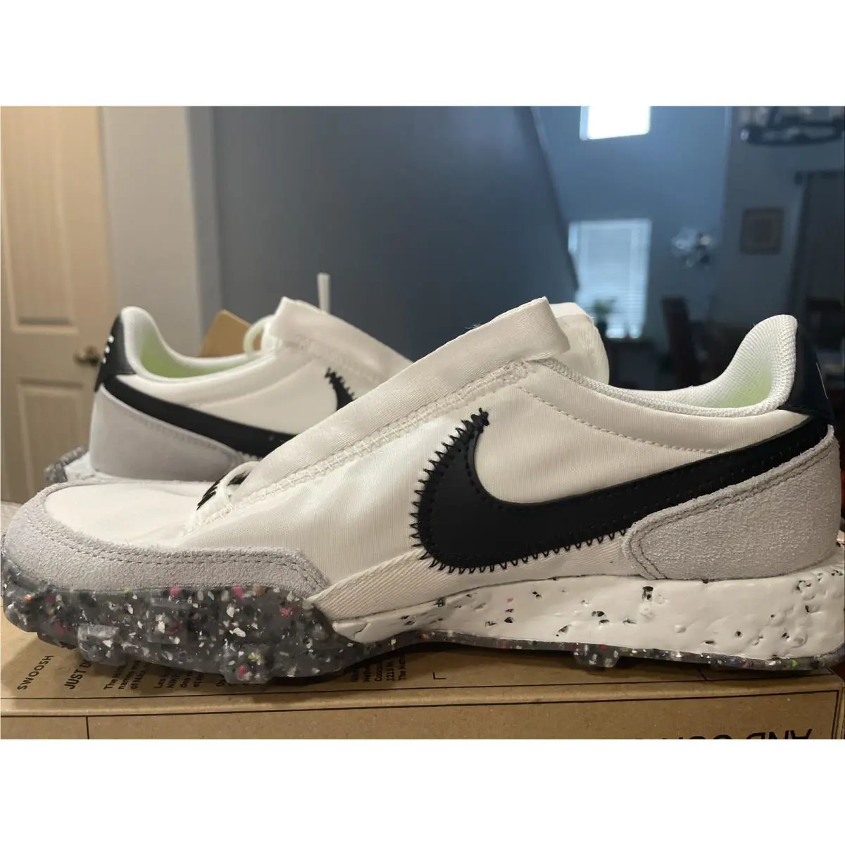 Nike shoes - Nike Waffle Racer Crater - Waffle Racer Crater - CT1983-104 - Black White 2