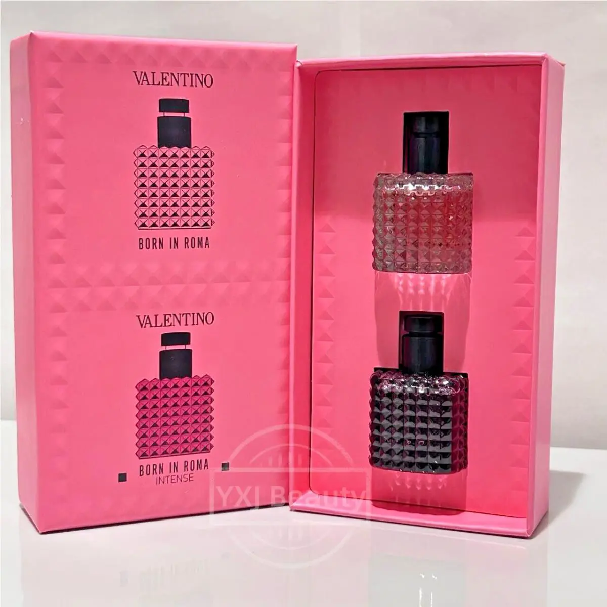 2PC Valentino Donna Born in Roma Intense Edp Mini Splash Set 2x 6ml/0.2oz