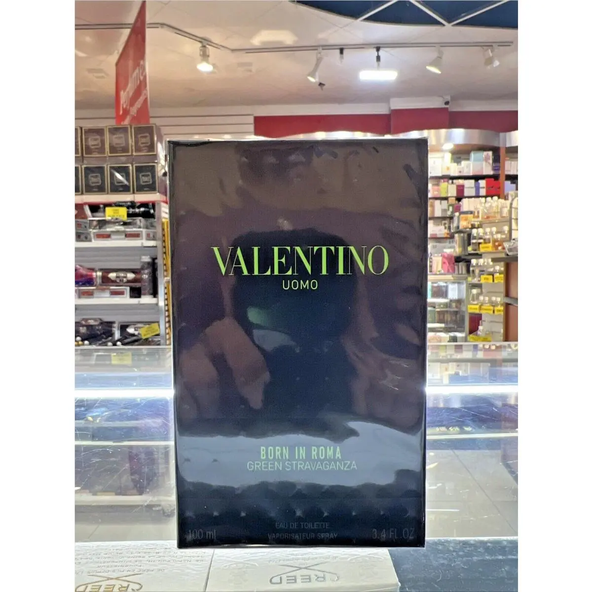 Valentino Uomo Born In Roma Green Stravaganza Edt Spray 3.4 Oz For Men