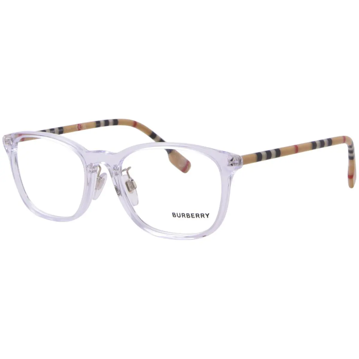 Burberry BE2371D 3889 Eyeglasses Frame Women`s Transparent Crystal Full Rim 53mm