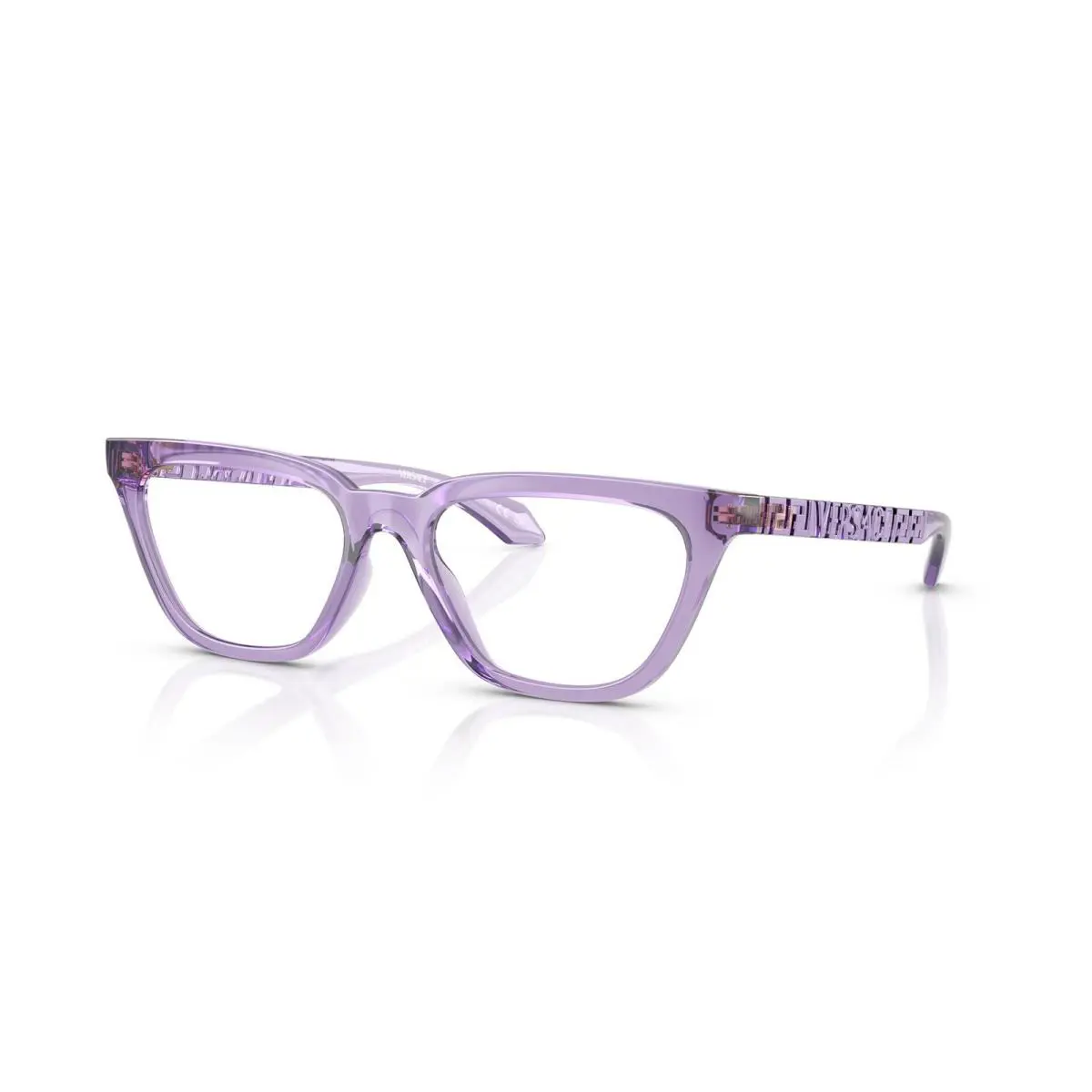 Versace Eyeglasses VE3352U 5451 53mm Transparent Lilac / Demo Lens