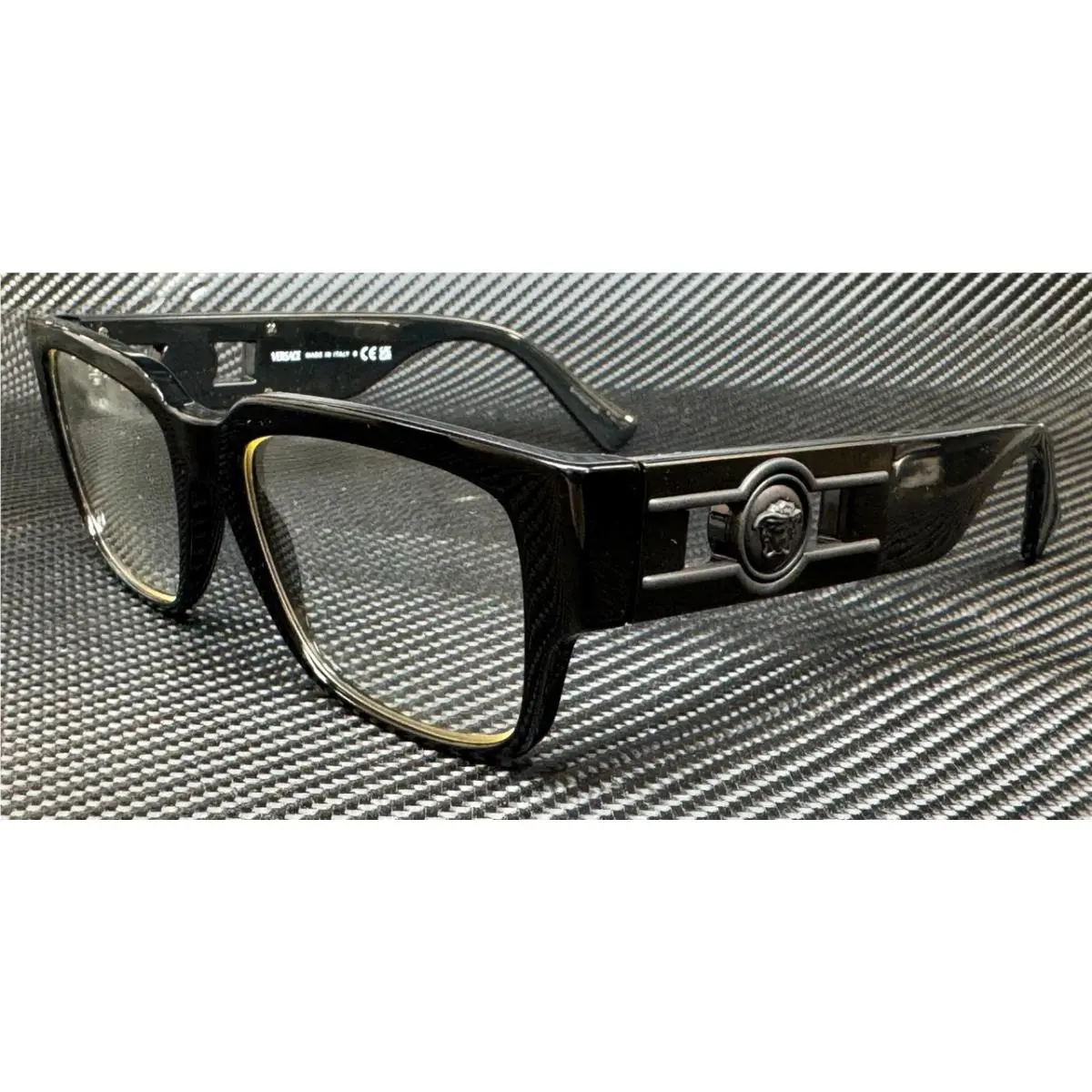 Versace VE3350 5360 Black Men`s 55 mm Eyeglasses