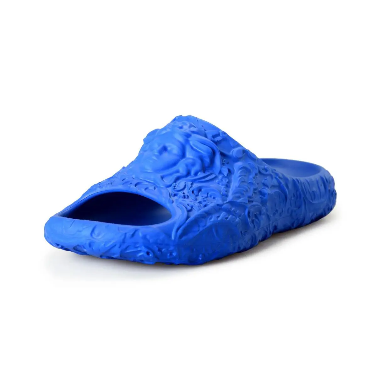 Versace Men`s Baroque Medusa Embossed Pool Slide Flip Flops Shoes US 10 IT 43