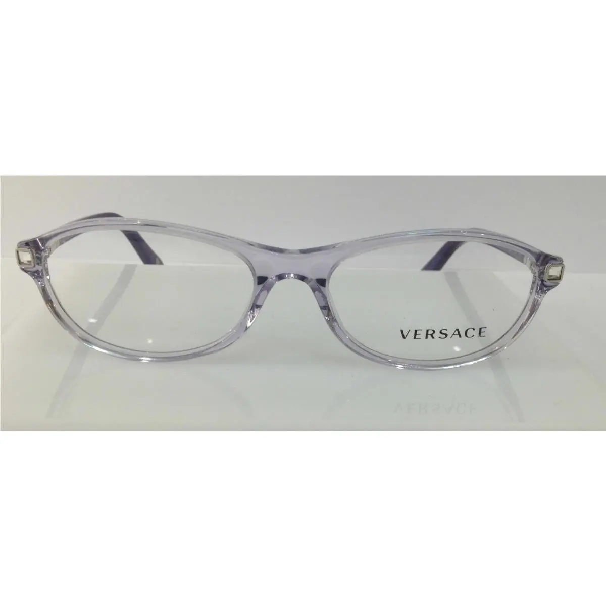 Versace Mod. 3165-B Clear/purple 994 Plastic Eyeglasses Frame 51-16-135 Italy RX
