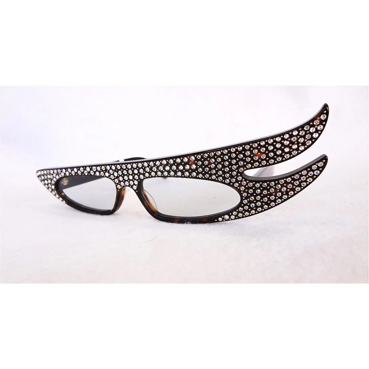 Gucci Women`s Sunglasses GG0240S 001 Havana/lt.blue Made IN Italy