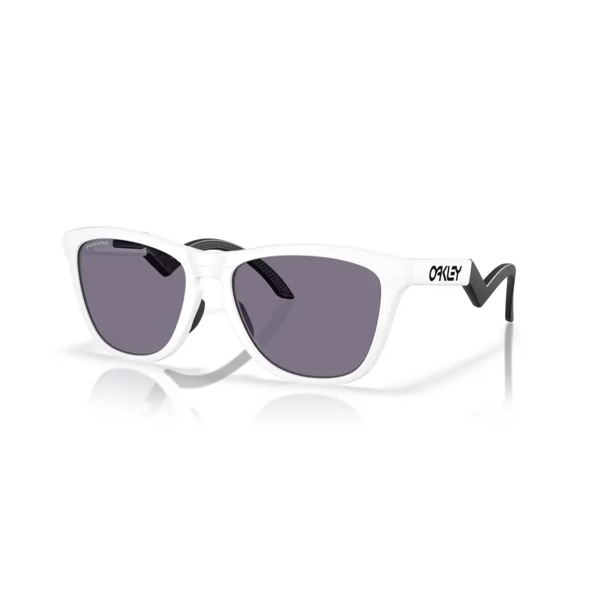 Oakley Frogskins Hybrid Sunglasses OO9289-0855 Matte White Prizm Gray with Pouch