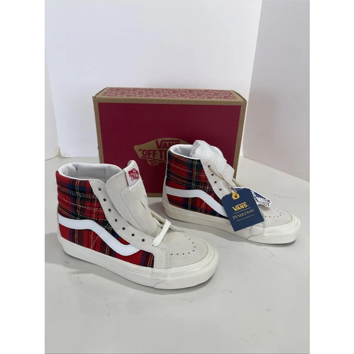 Vans shoes - VANS Sk8-Hi - VN0A38GF9GT - White 0